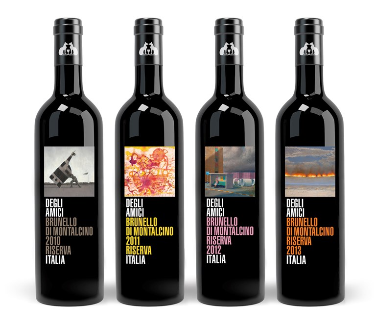 DEGLI AMICI WINE LABELS