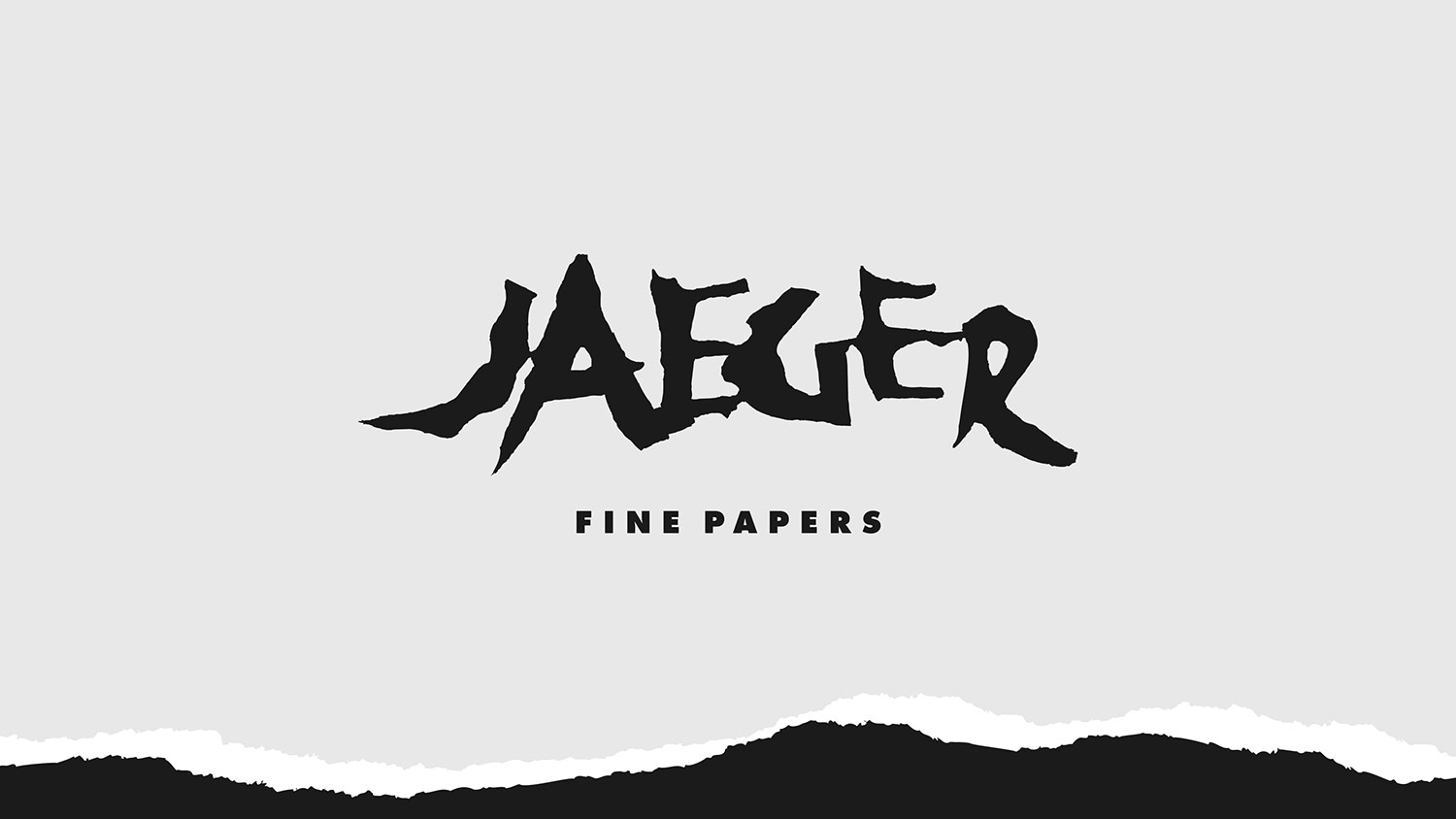 Jaeger Fine Papers Logo, 1984