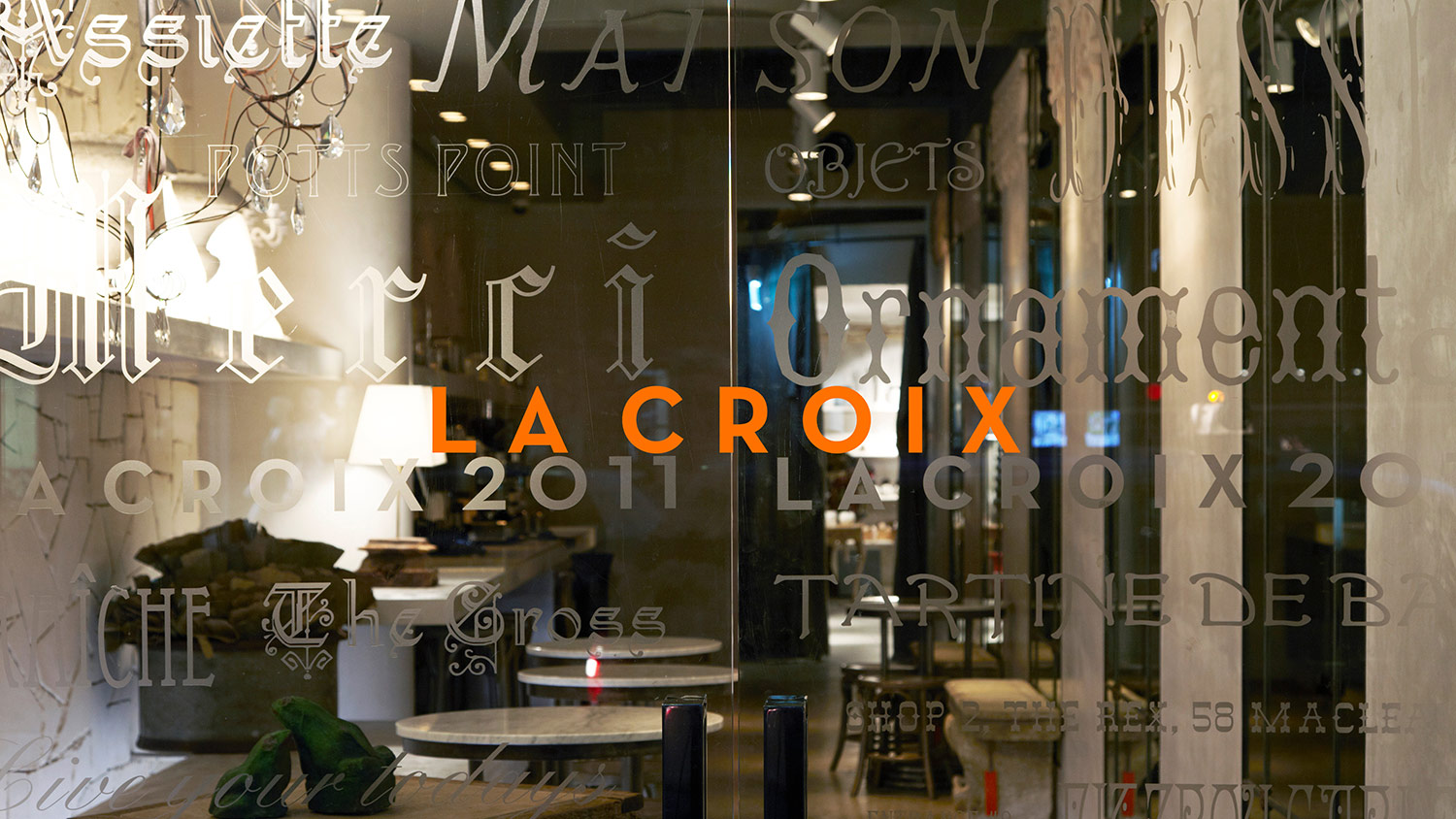 La Croix Signage, 2011